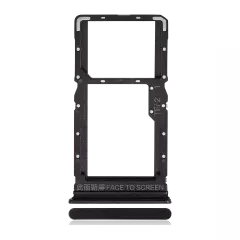 Sim Card Tray Compatible For Xiaomi Redmi Note 12 5G (Matte Black)