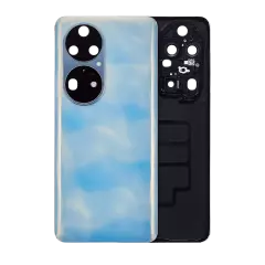 Back cover Glass With Camera Lens Compatible For Huawei P50 Pro (Blue)