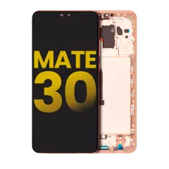 LCD Assembly With Frame Compatible For Huawei Mate 30 (Refurbished) (Orange)