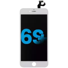 LCD Assembly with Steel Plate Compatible For iPhone 6S Plus (Aftermarket: AQ7) (White)