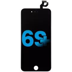LCD Assembly with Steel Plate Compatible For iPhone 6S Plus (Aftermarket: AQ7) (Black)