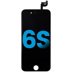 LCD Assembly With Steel Plate Compatible For iPhone 6S (Aftermarket) (Black)