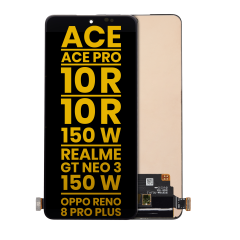 OLED Assembly Without Frame Compatible For OnePlus Ace / Ace Pro / 10R / 10R 150W/ Realme GT Neo 3 / Realme GT Neo 3 150W / Oppo Reno8 Pro Plus (Refurbished) (All Colors)