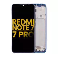LCD Assembly With Frame Compatible For Xiaomi Redmi Note 7 / 7 Pro (Refurbished) (Blue)