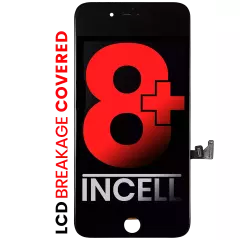 LCD Assembly With Steel Plate Compatible For iPhone 8 Plus (Aftermarket Pro: XO7 Incell) (Black)