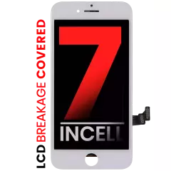 LCD Assembly With Steel Plate Compatible For iPhone 7 (Aftermarket Pro: XO7 Incell) (White)