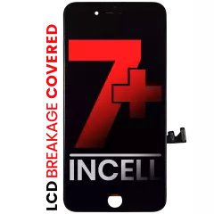 LCD Assembly With Steel Plate For iPhone 7 Plus (Aftermarket Pro: XO7 Incell) (Black)