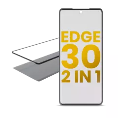 2 in 1 Front Glass With OCA Pre-Installed Compatible For Motorola Edge 30 (XT2203 / 2022)