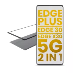 2 in 1 Front Glass With OCA Pre-Installed Compatible For Motorola Moto Edge Plus / Edge 30 Pro (XT2201-1/4) / Edge X30 5G (XT2201 -2/6 /2022)