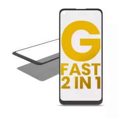2 in 1 Front Glass With OCA Pre-Installed Compatible For Motorola Moto G Fast (XT2045-3 / 2020)