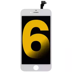 LCD Assembly Compatible For iPhone 6 (Premium Quality, Refurbished) (White)