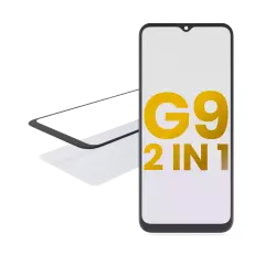 2 in 1 Front Glass With OCA Pre-Installed Compatible For Motorola Moto G9 (2020)
