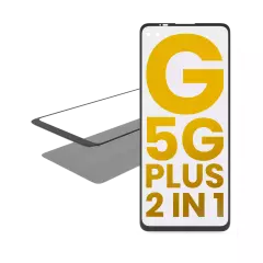 2 in 1 Front Glass With OCA Pre-Installed Compatible For Motorola Moto G 5G Plus (XT2075 / 2020)