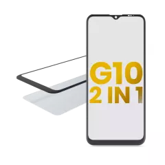 2 in 1 Front Glass With OCA Pre-Installed Compatible For Motorola Moto G10 (XT2127-2 / 2021)