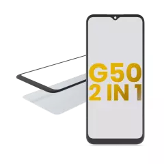 2 in 1 Front Glass With OCA Pre-Installed Compatible For Motorola Moto G50 (XT2137 / 2021)