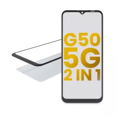 2 in 1 Front Glass With OCA Pre-Installed Compatible For Motorola Moto G50 5G (XT2149-1 / 2021)