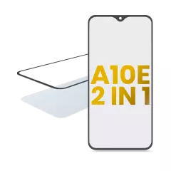 2 in 1 Front Glass With OCA Pre-Installed Compatible For Samsung Galaxy A10E (A102 / 2019)