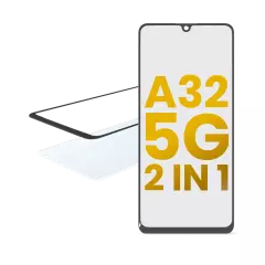 2 in 1 Front Glass With OCA Pre-Installed Compatible For Samsung Galaxy A32 (A325 / 2021)