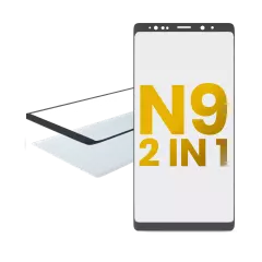 2 in 1 Front Glass With OCA Pre-Installed For Samsung Galaxy Note 9