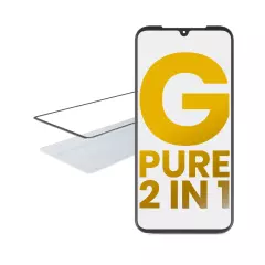 2 in 1 Front Glass With OCA Pre-Installed Compatible For Motorola Moto G Pure (XT2163 / 2021)