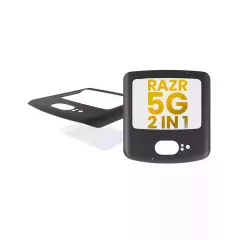 2 in 1 Front Glass With OCA Pre-Installed For Motorola Razr 5G (XT2071 / 2020)