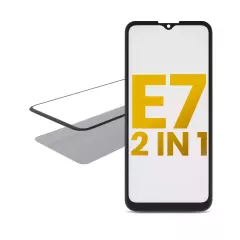2 in 1 Front Glass With OCA Pre-Installed For Motorola Moto E7 (XT2095 / 2020)