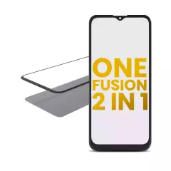 2 in 1 Front Glass With OCA Pre-Installed Compatible For Motorola One Fusion (XT2073 / 2020)