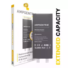 Replacement Battery Compatible For IPhone SE 2022 (Spot Welding Required) (AmpSentrix Core Extended)