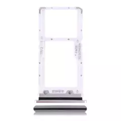 Dual Sim Card Tray Compatible For Xiaomi Mi 9 Lite / CC9 (Pearl White)