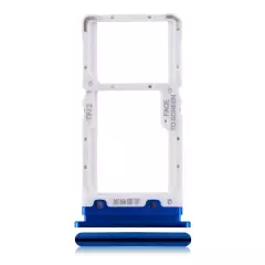 Dual Sim Card Tray Compatible For Xiaomi Mi 9 Lite / CC9 (Aurora Blue)