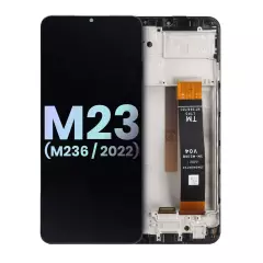 LCD Assembly With Frame Compatible For Samsung Galaxy M23 (M236 / 2022) (Service Pack) (All Colors)