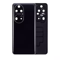 Back cover Glass With Camera Lens Compatible For Huawei P50 Pro (Golden Black)