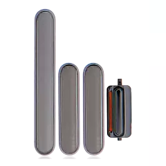 Hard Buttons (Power / Volume / Switch) For iPhone X (Black)