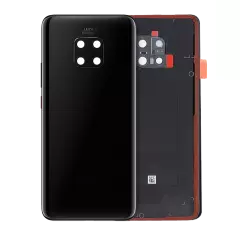 Back cover Glass Compatible For Huawei Mate 20 Pro (Black)