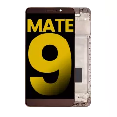 LCD Assembly With Frame Compatible For Huawei Mate 9 (Refurbished) (Brown)