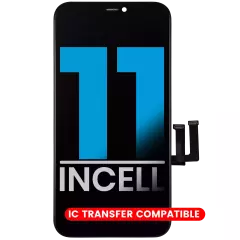 LCD Assembly With Steel Plate Pre-Installed Compatible For iPhone 11 (Aftermarket: AQ7 Incell)