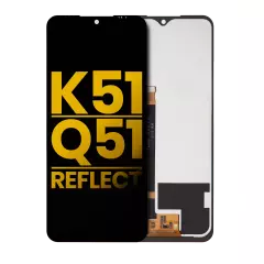 LCD Assembly Without Frame Compatible For LG K51 / Q51 / Reflect (Refurbished) (All Colors)