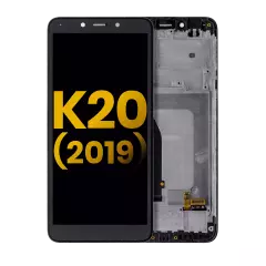 LCD Assembly With Frame Compatible For LG K20 (2019) (Refurbished) (All Colors)