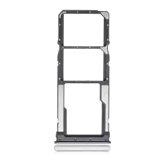 Dual Sim Card Tray Compatible For Xiaomi Redmi Note 8T / Note 8 (Moonlight White)