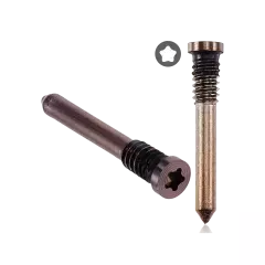 Bottom Screws For iPhone 16 Pro / 16 Pro Max (100 Pack) (Gold)