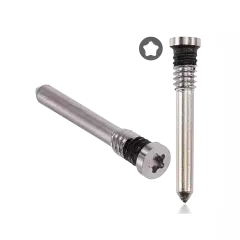 Bottom Screws For iPhone 16 / 16 Plus / 16 Pro / 16 Pro Max (100 Pack) (Silver)