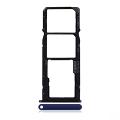 Dual Sim Card Tray Compatible For Huawei Y7 Pro (2018) (Blue)