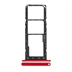 Dual Sim Card Tray For Motorola Moto E6S (XT2053 / 2020) (Sunrise Red)