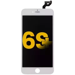 LCD Assembly With Steel Plate Compatible For iPhone 6S Plus (Premium) (White)