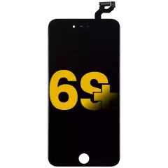 LCD Assembly With Steel Plate Compatible For iPhone 6S Plus (Premium) (Black)