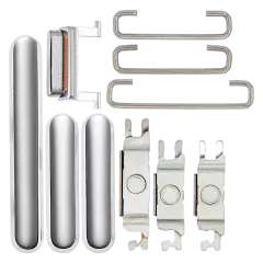 Hard Buttons (Power / Volume / Switch) For iPhone 11 Pro / 11 Pro Max (Silver)
