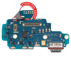 Charging Port Board With Sim Card Reader Compatible For Samsung Galaxy S23 Ultra 5G (S918B) (International Version)