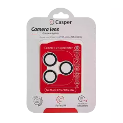 Casper Camera Lens Protector Compatible For iPhone 16 Pro / 16 Pro Max (Natural Titanium) (Clear)