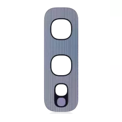 Back Camera Lens (Glass Only) With Adhesive Compatible For Samsung Galaxy S10E (Silver) (10 Pack)