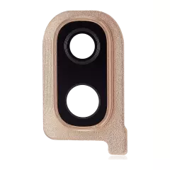 Back Camera Glass Lens And Cover Bezel Compatible For Samsung Galaxy A40 (A405 / 2019) (Coral)